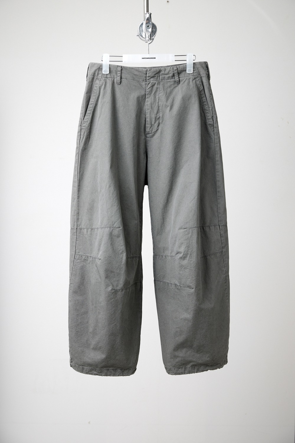 Wide Balloon Pants-Faded Olive