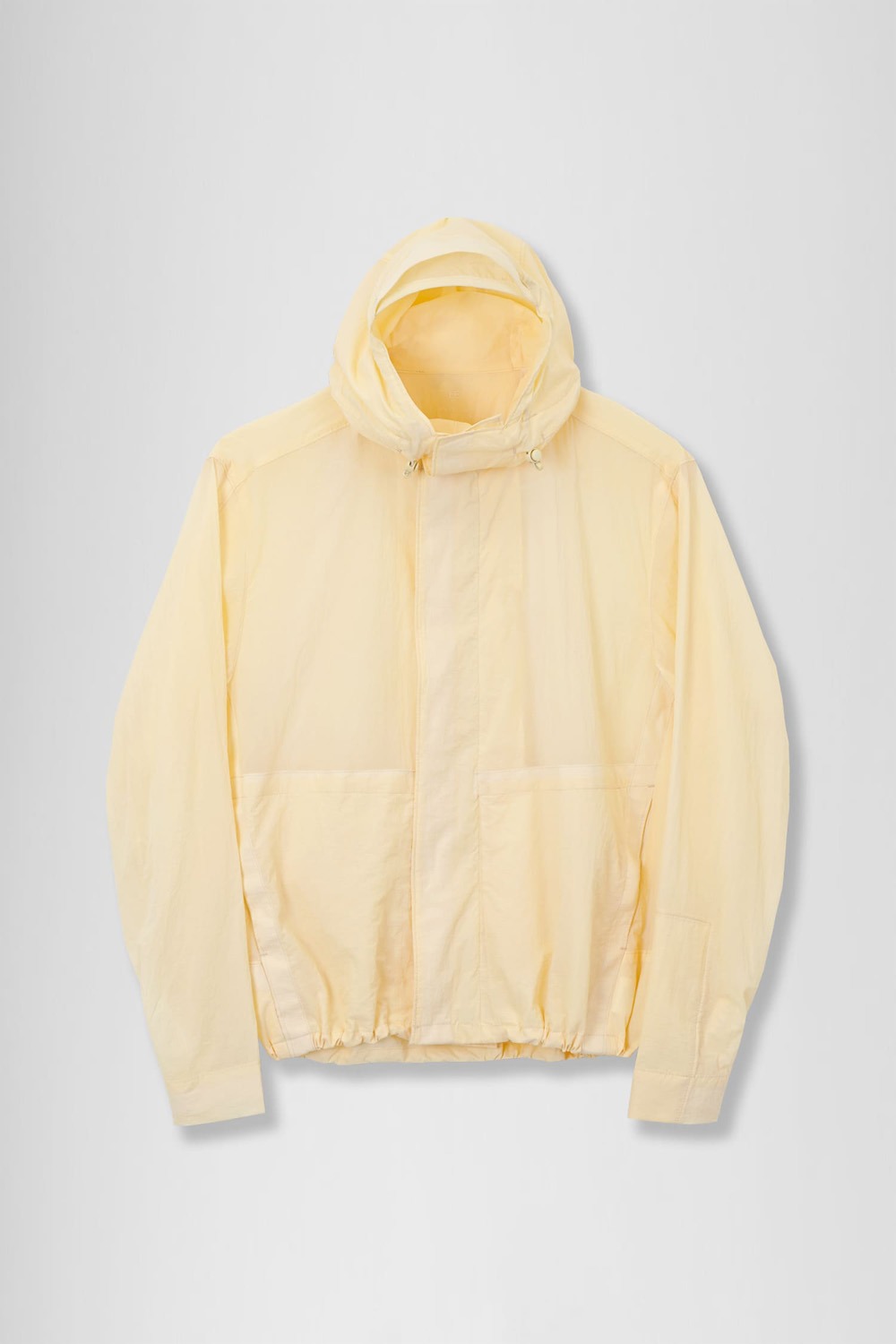 Nylon Hooded Jacket (Women)_Yellow