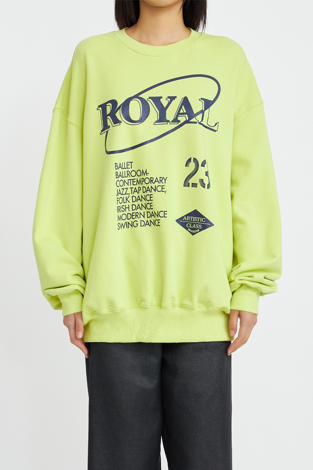 Royal Letter Sweatshirt_Yellow