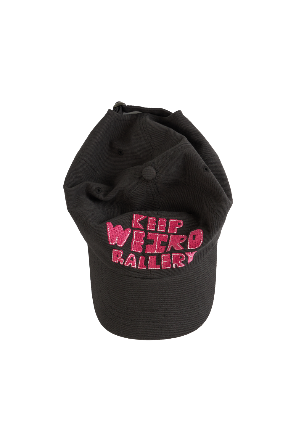 Keep Weird Gallery&#039; Logo Ball Cap - Charcoal Grey