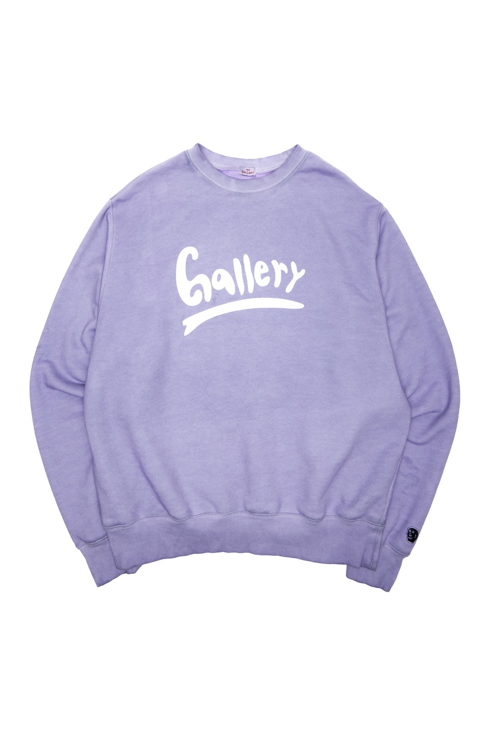 Gallery Wave Logo Graphic Sweat Shirt - Light Purple