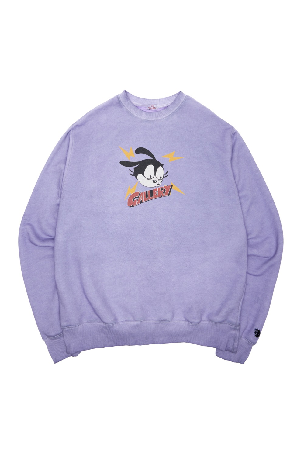 Gallery Rabbit Graphic Sweatshirt - Light Purple