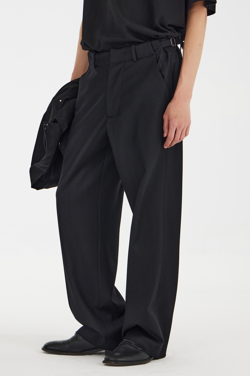 Wide Trousers - Black