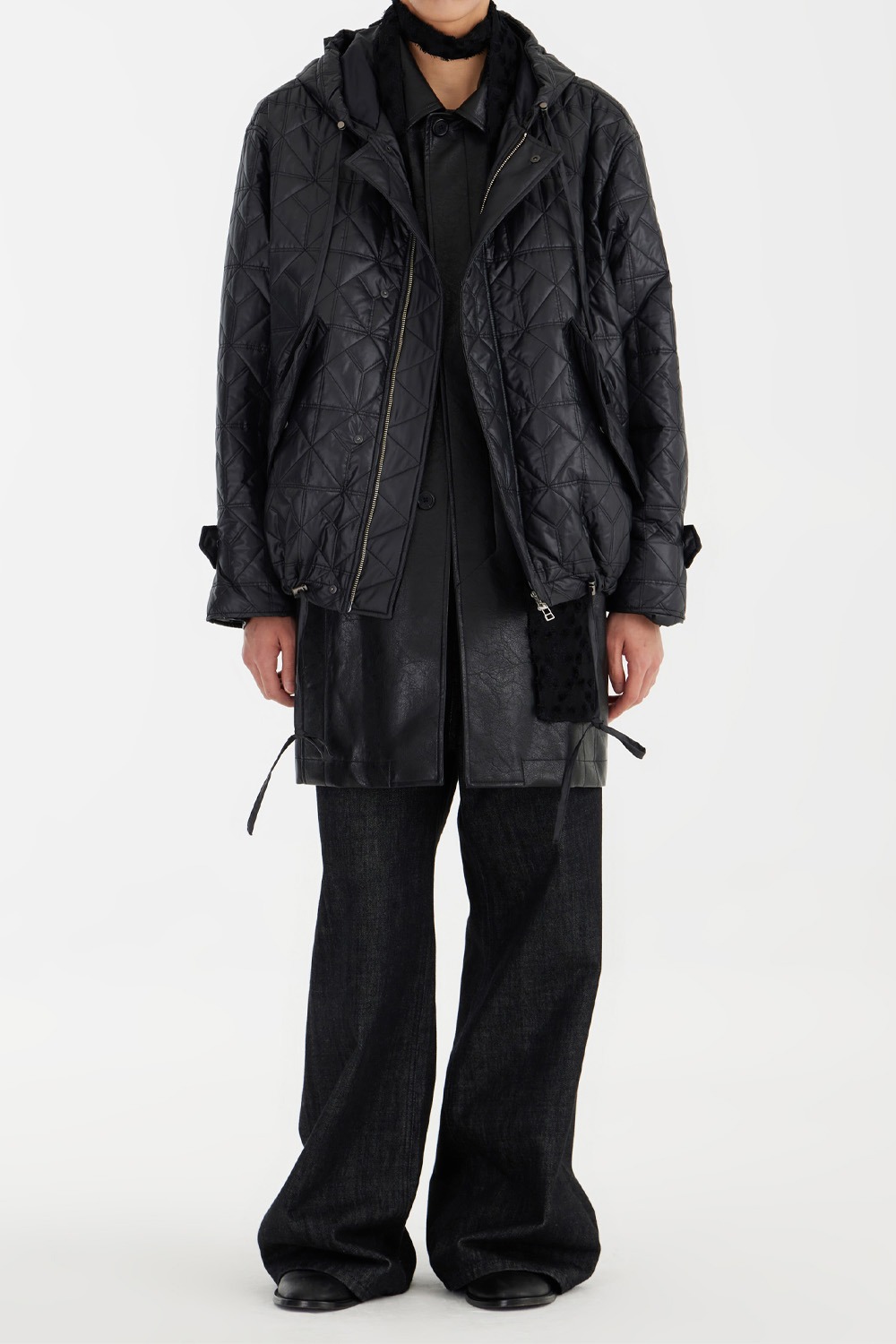 Quilted M-51 Blouson - Black