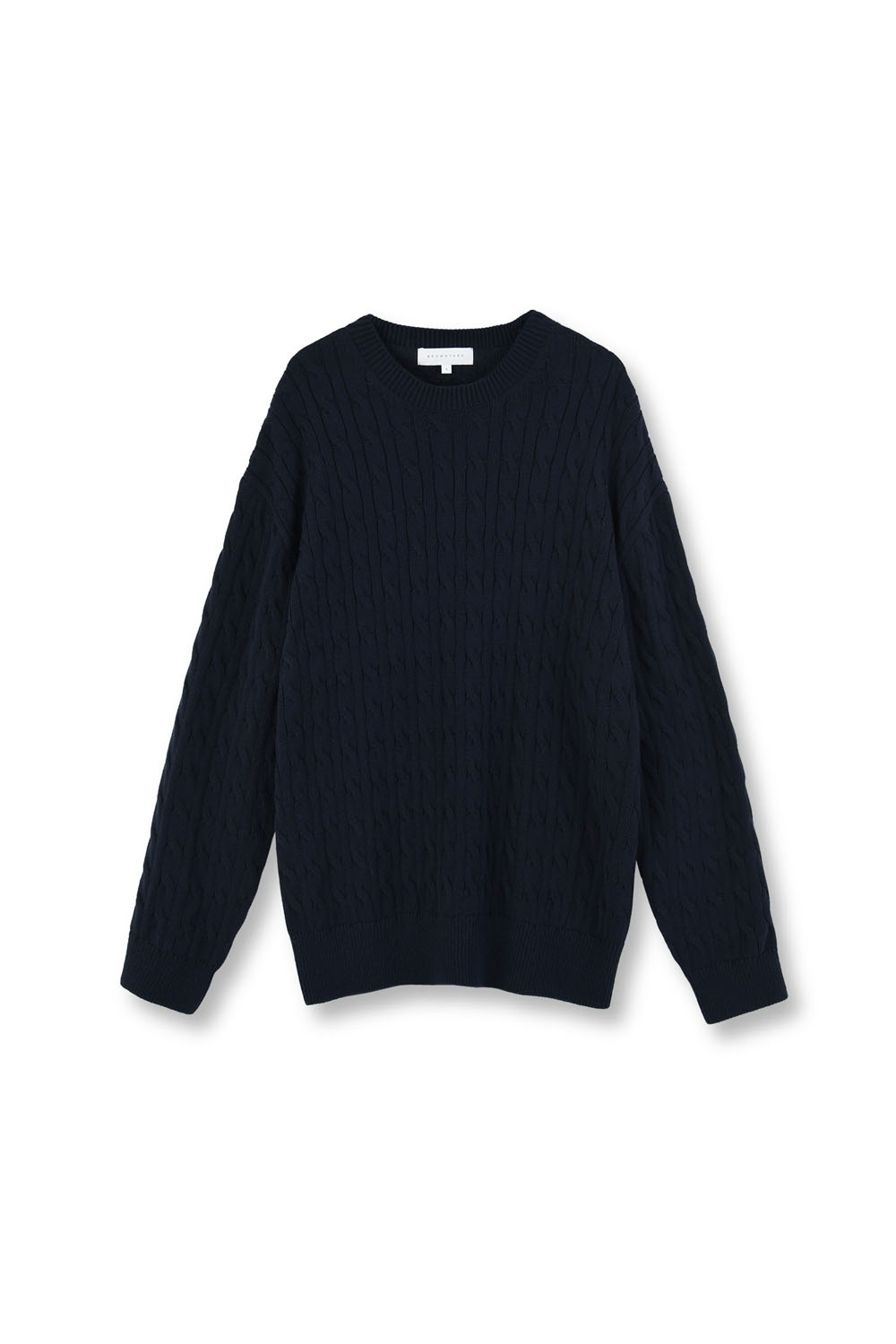 Cashmere Cable Knit - Dark Navy
