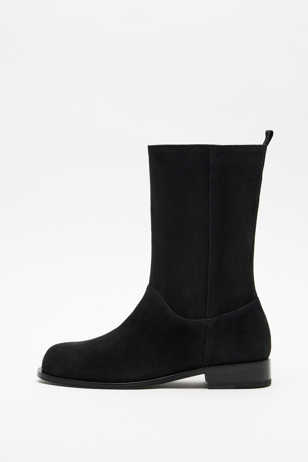 Ankle Suede Boots (Men) - Black