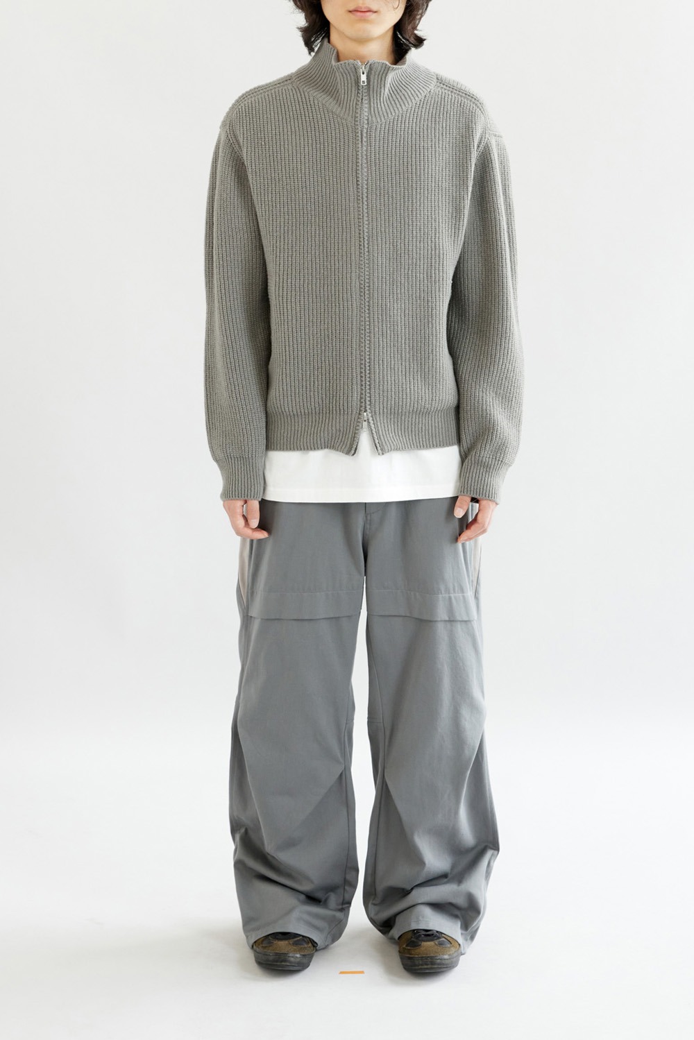 Full Zip Cardigan V2 - Grey