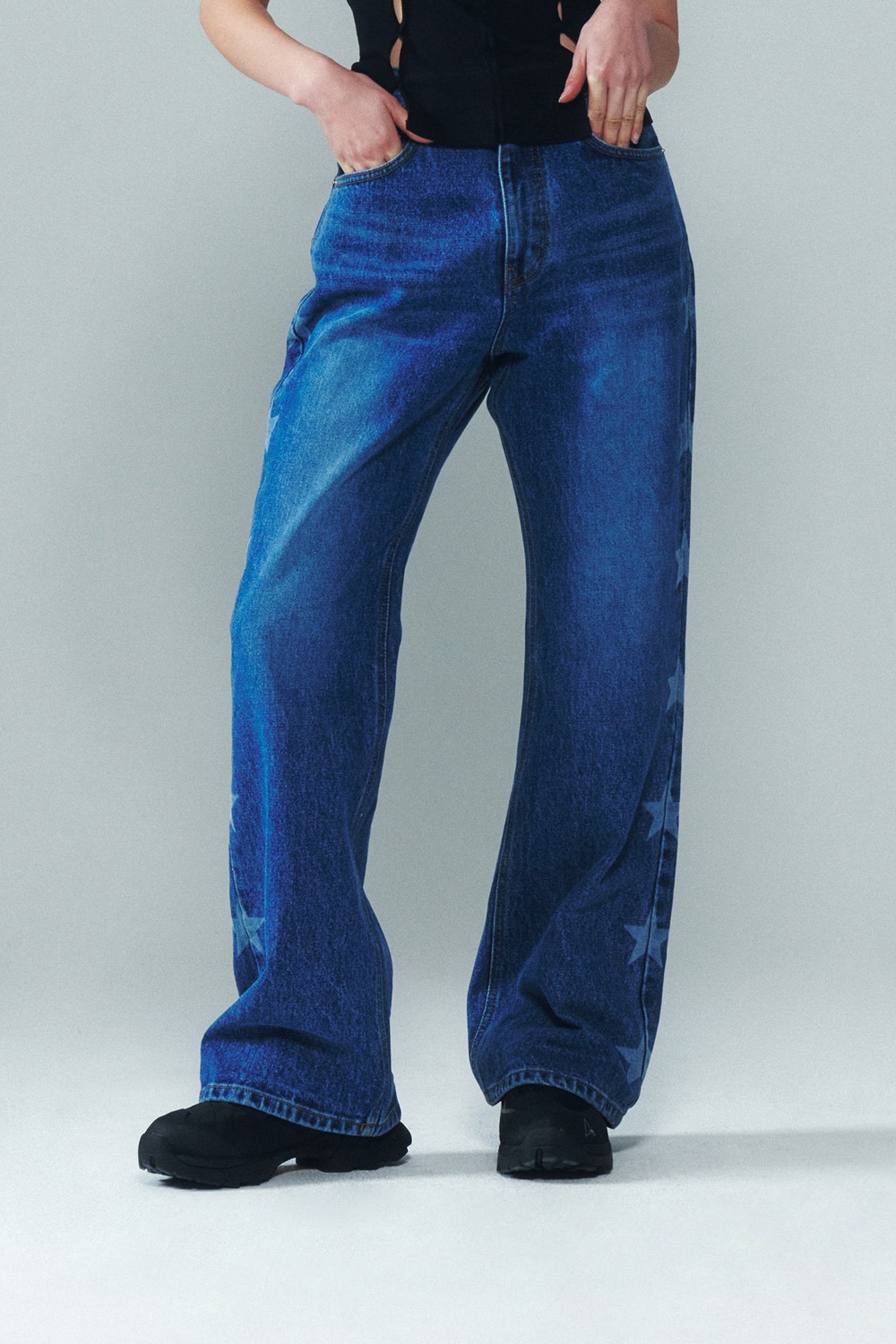 W-Star Bleached Jeans - Blue