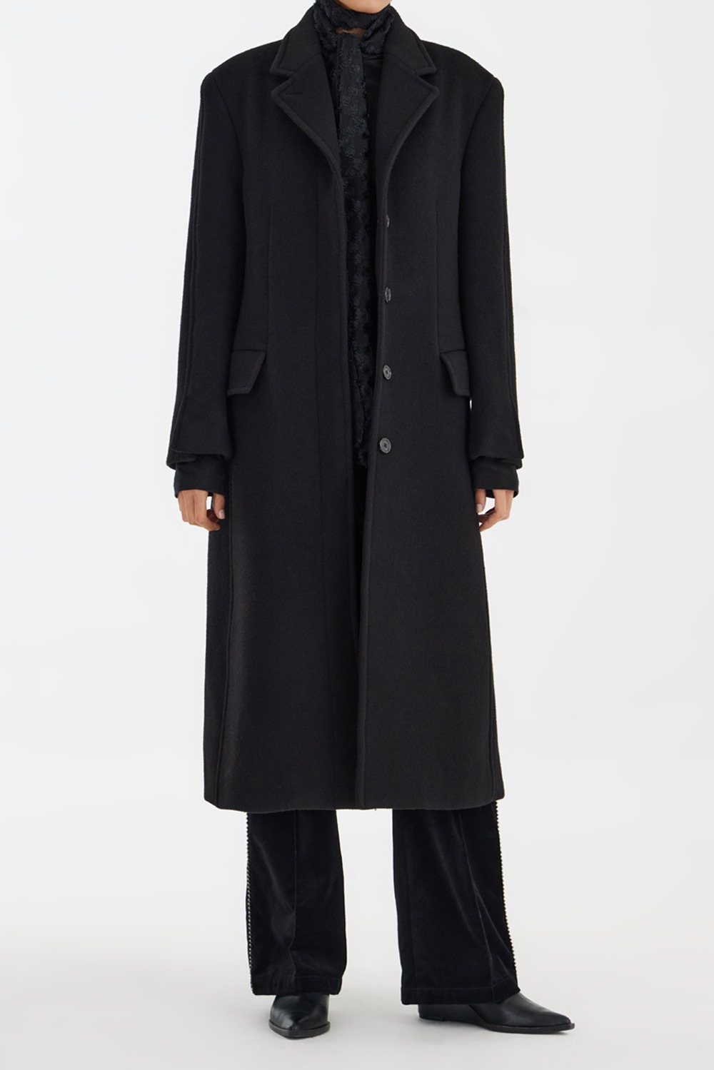 Chesterfield Coat (Women) - Black