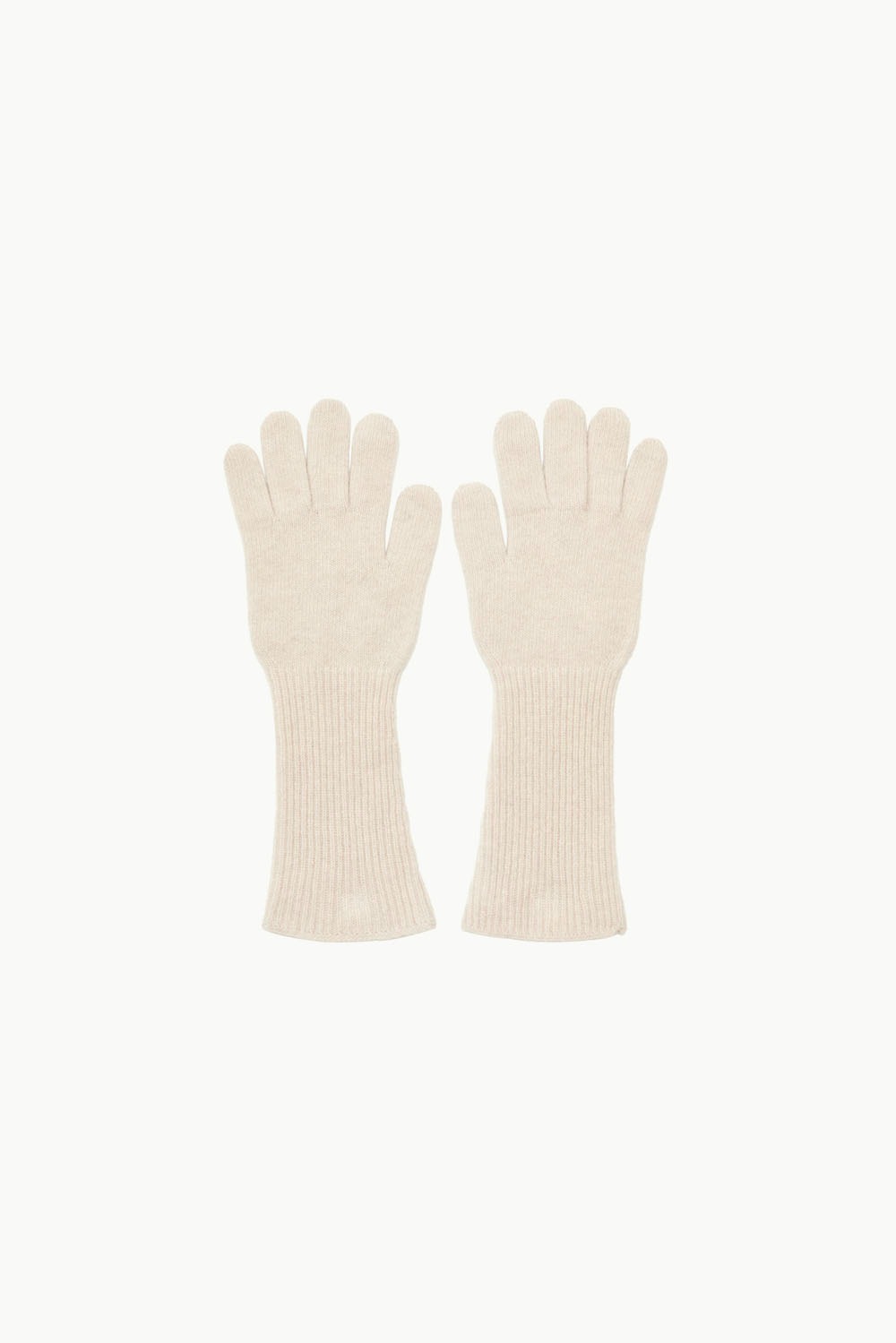 Fingerhole Gloves - Light Grey