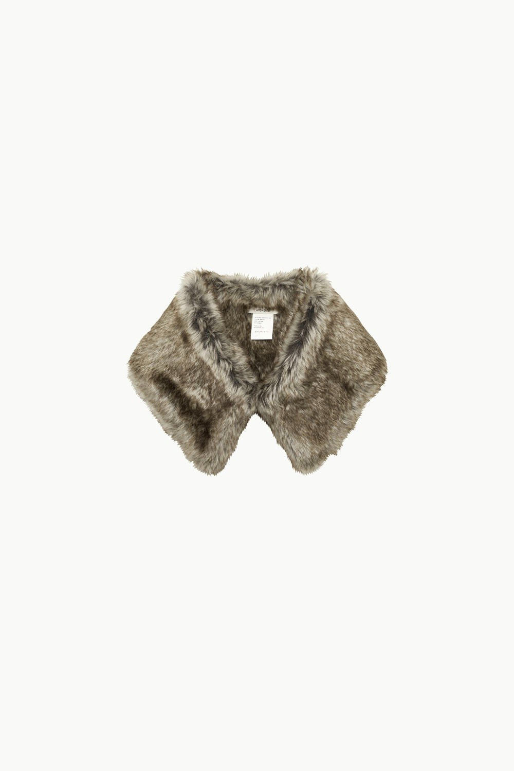 Mixed Fur Neck Warmer - Brown