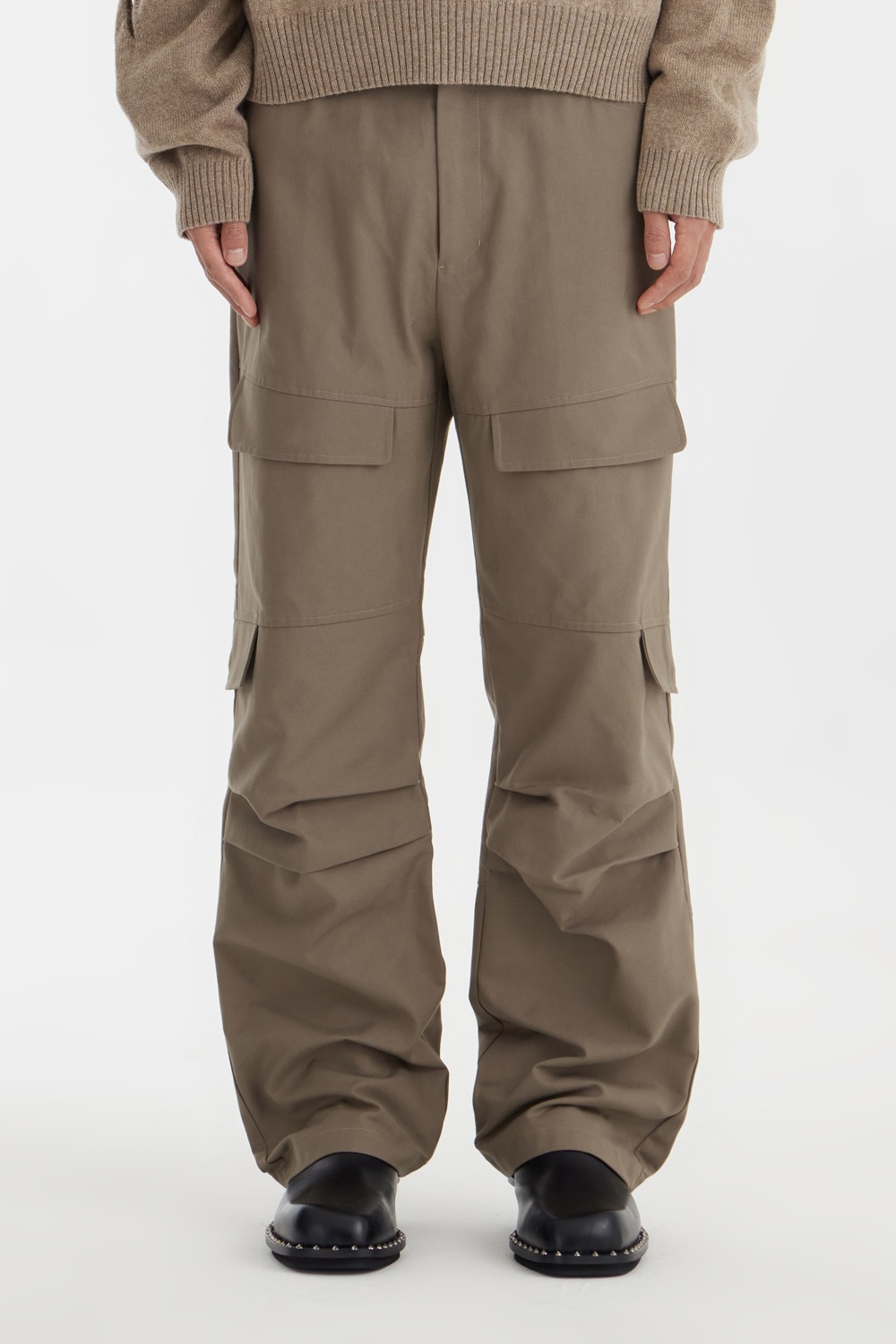 Multi Pocket Pants - Almond Brown