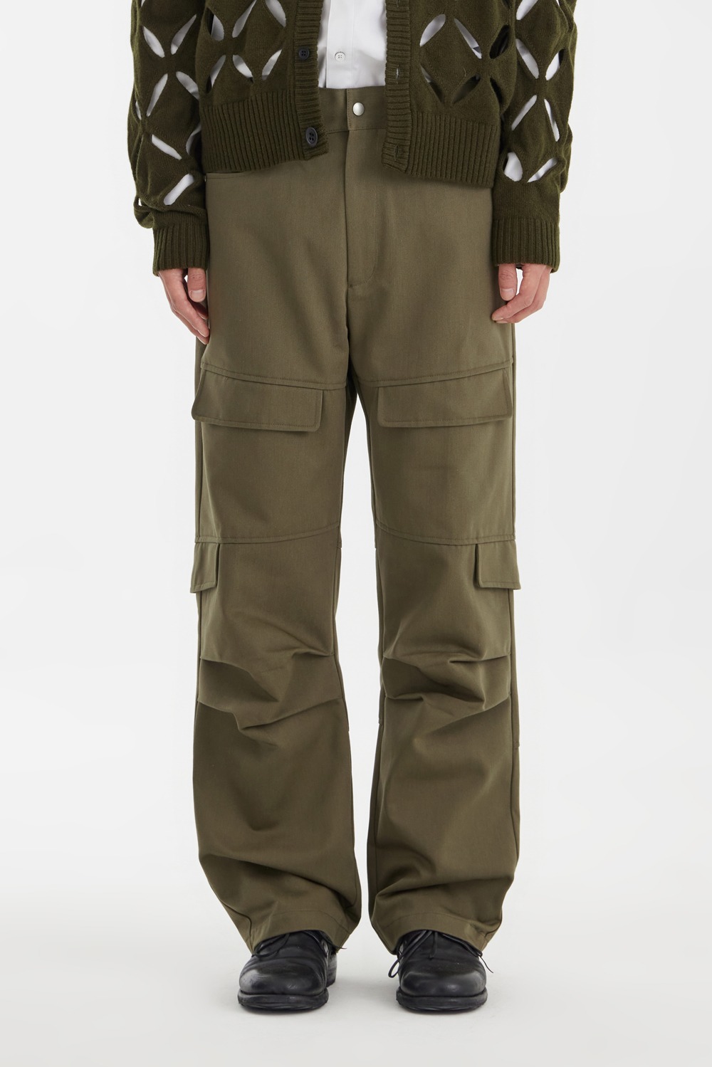 Multi Pocket Pants - Kahki Green