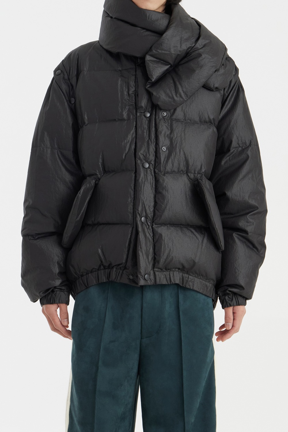 Back To The Down Jacket - Black