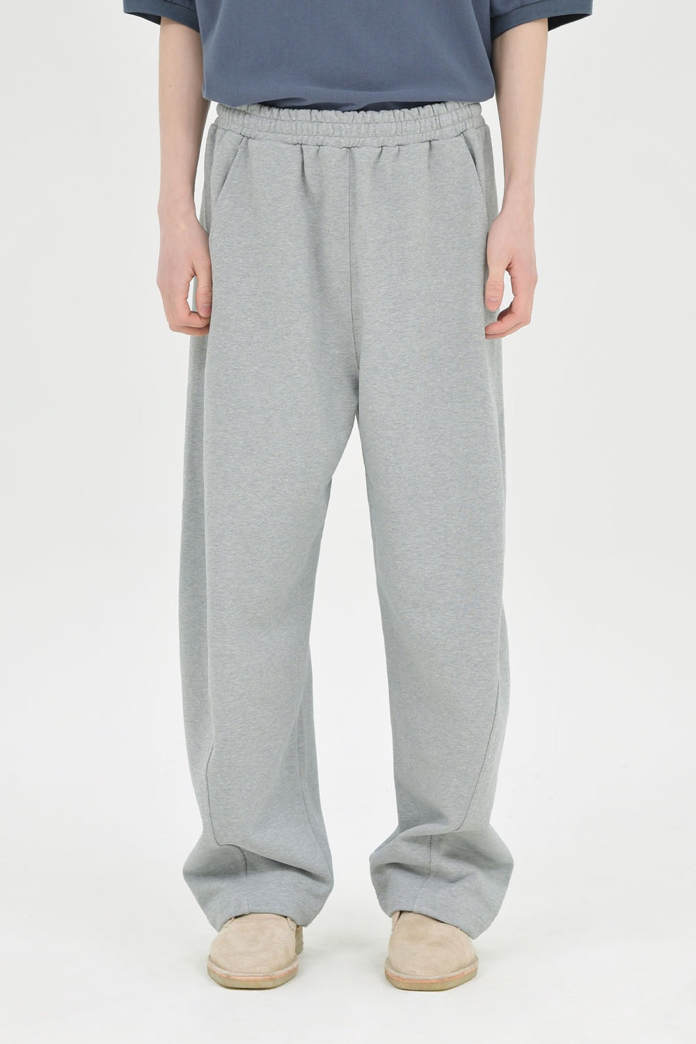 Baggy Sweat Pants-Grey