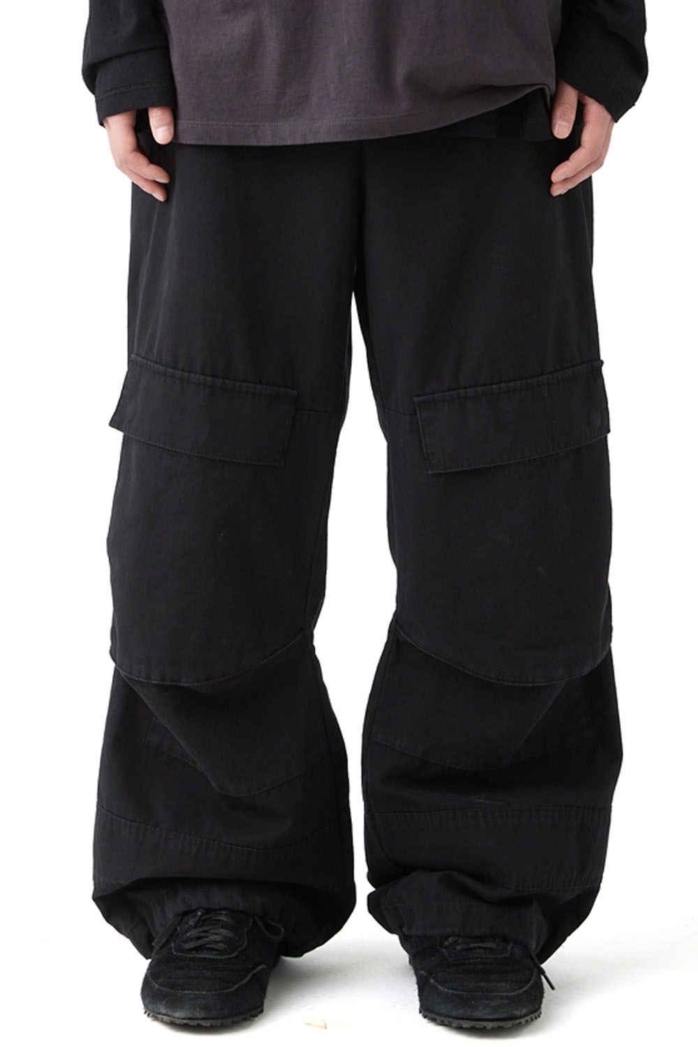 Fireman Pants-Washed Black