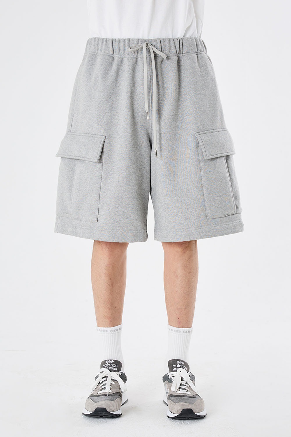 Over Mil Sweat Shorts-Heather Gray