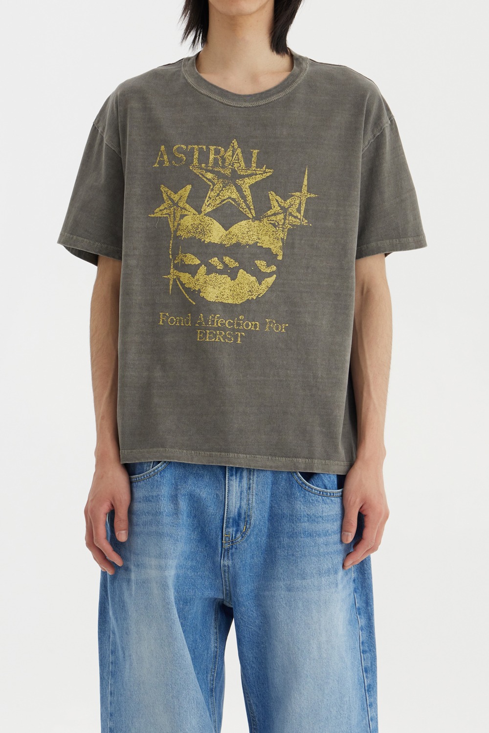 Astral T-Shirt-Washed Charcoal