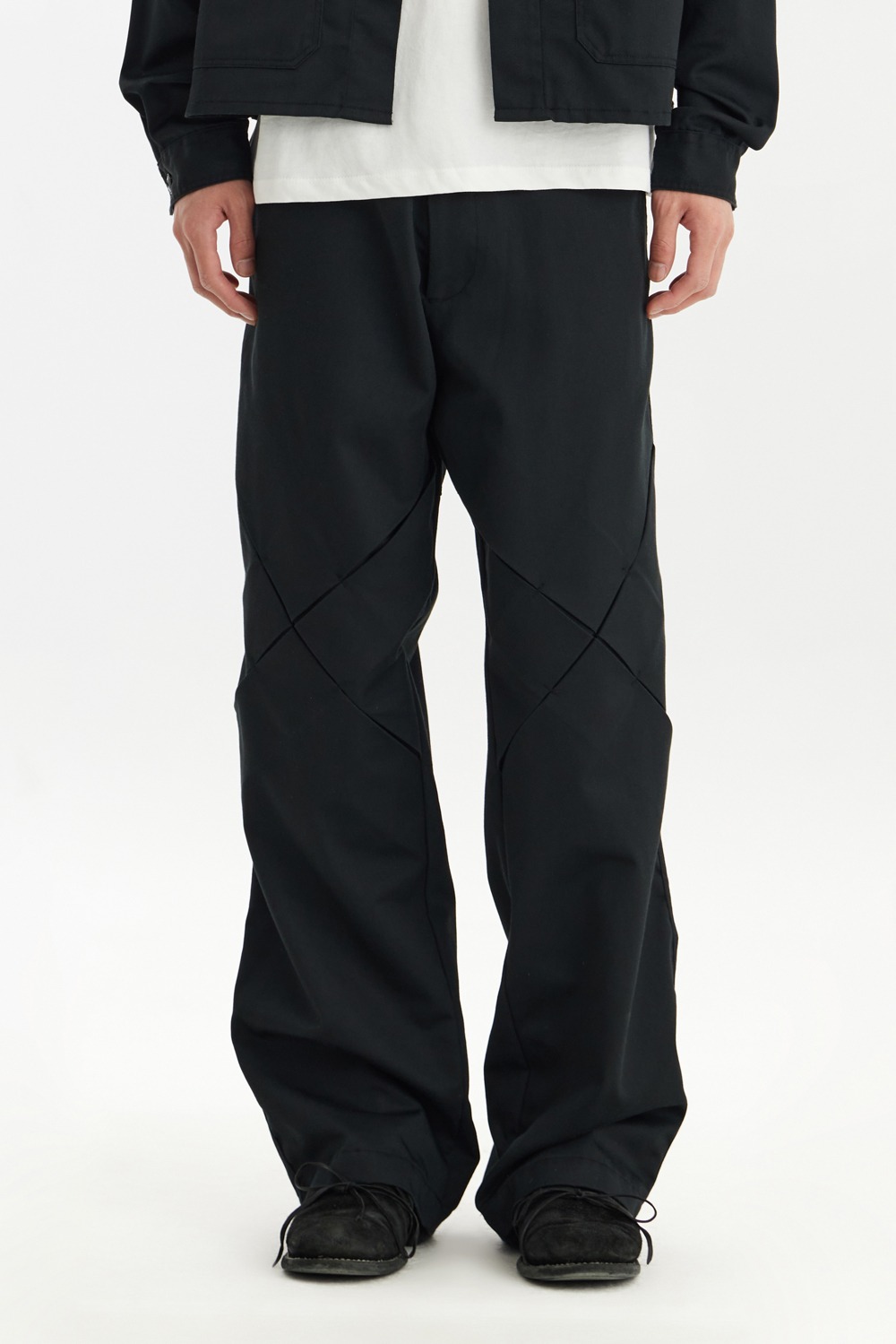 X French Trousers(Developed)-Black