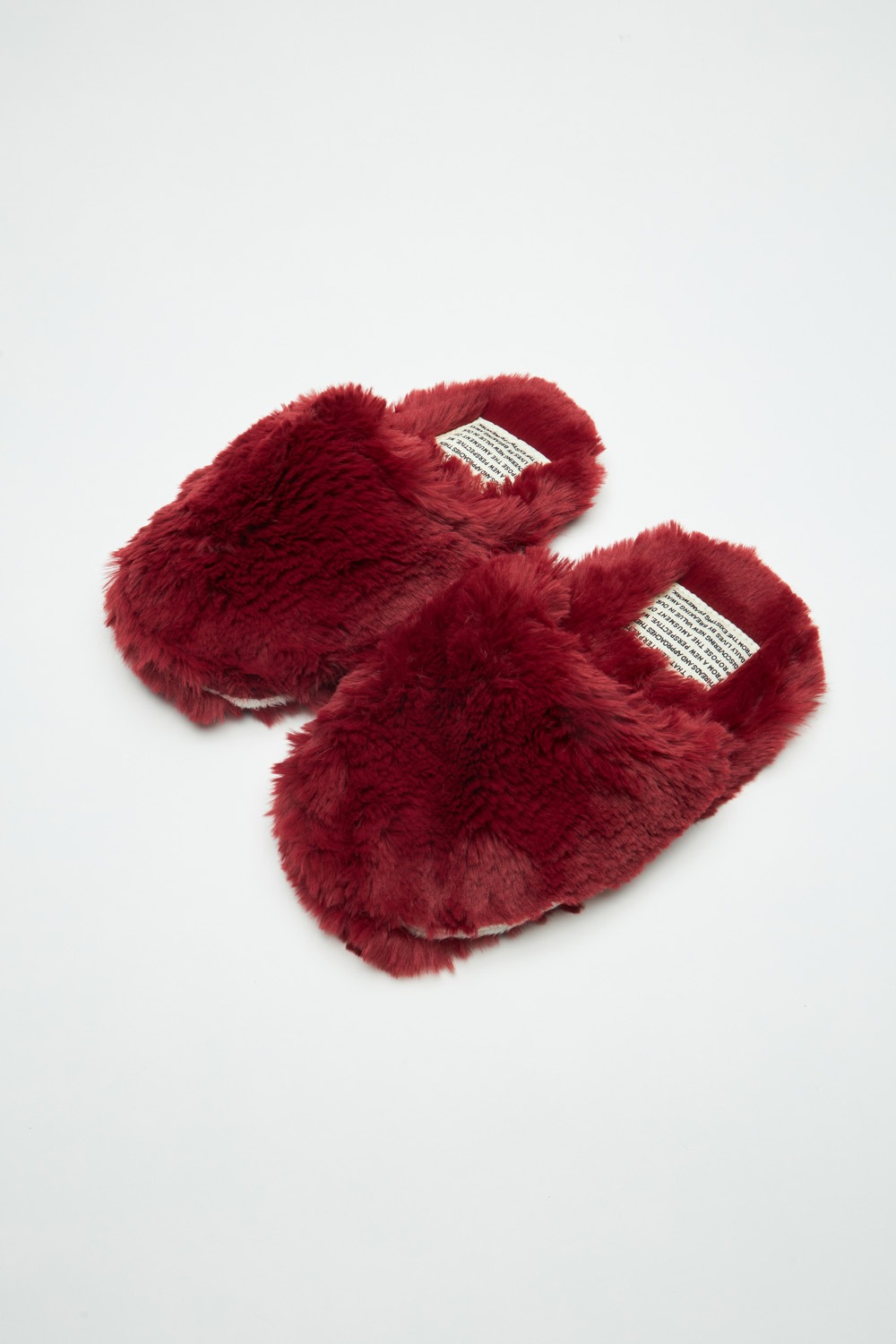 Faux Fur Shoes (Oude Exclusive)-Red