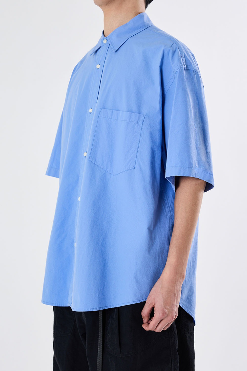 Uniform Half Shirt-Cornflower Blue