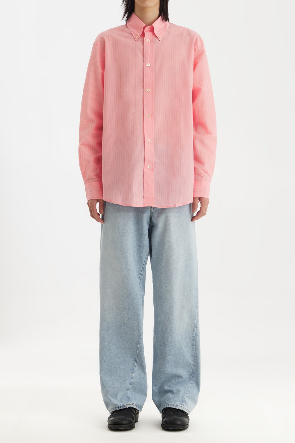 Button Down Shirt-Pink