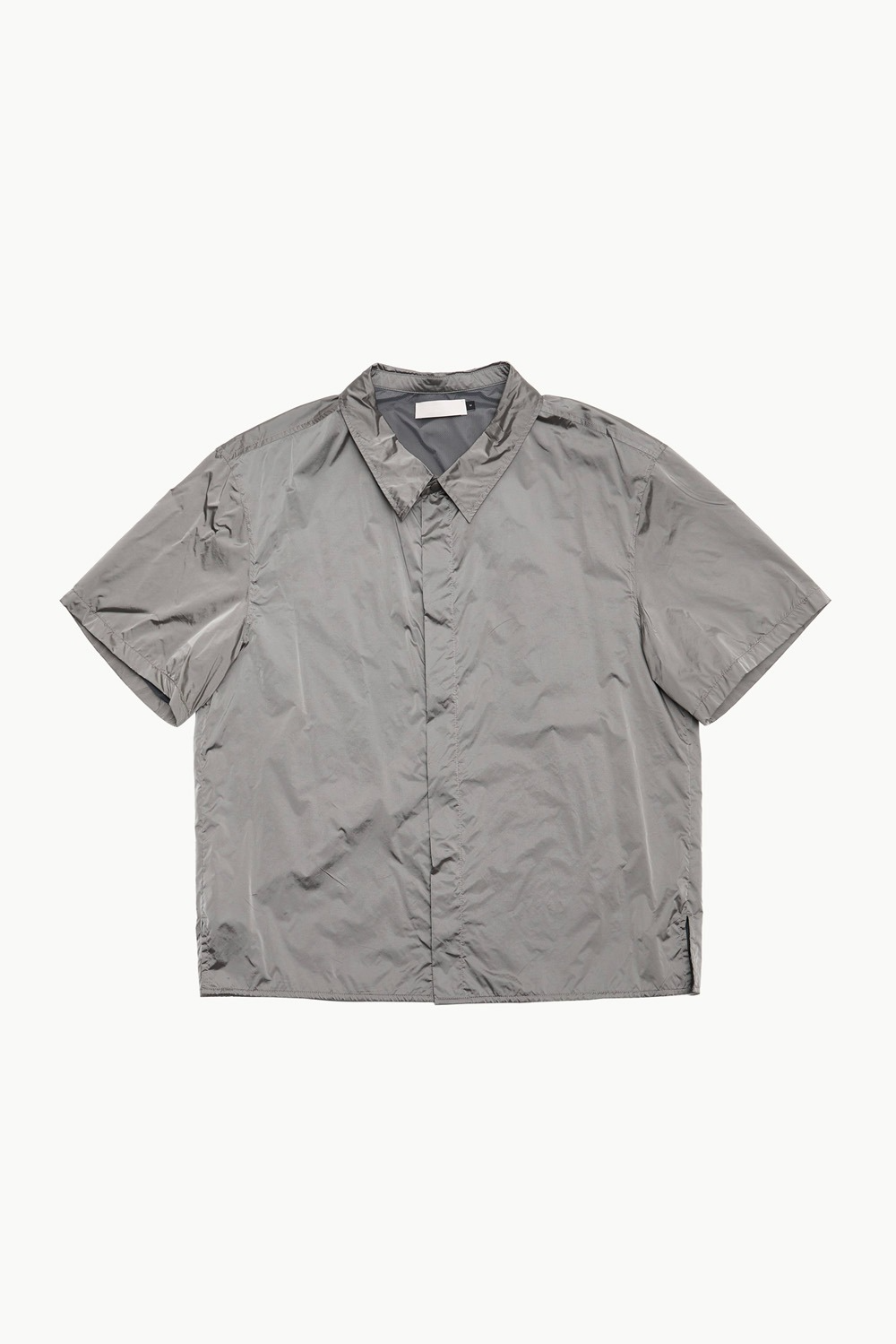 Nylon Short Sleeve Shirts-Grey