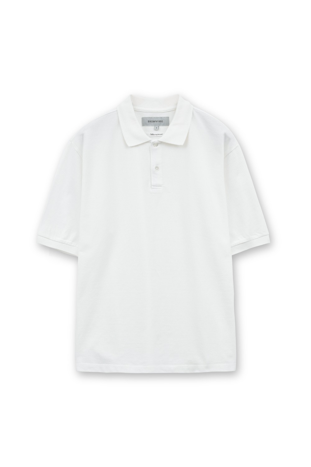 Cotton Pique Shirt-White
