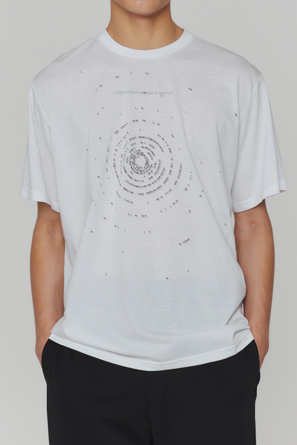Motive Graphic T-Shirt-White