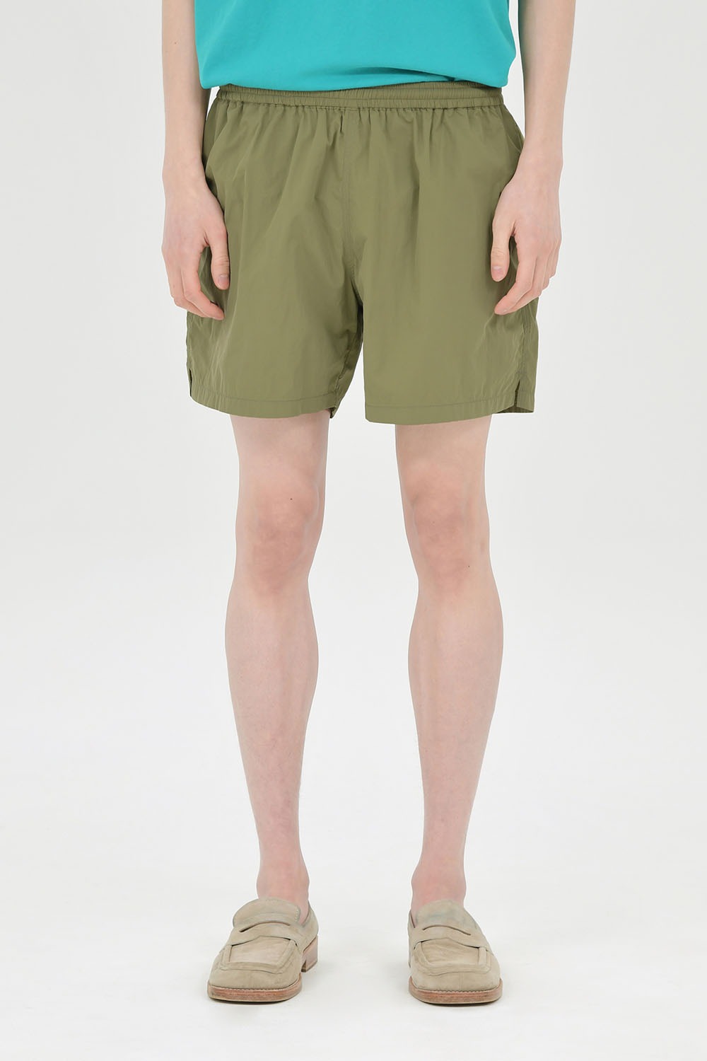 Nylon Shorts-Olive