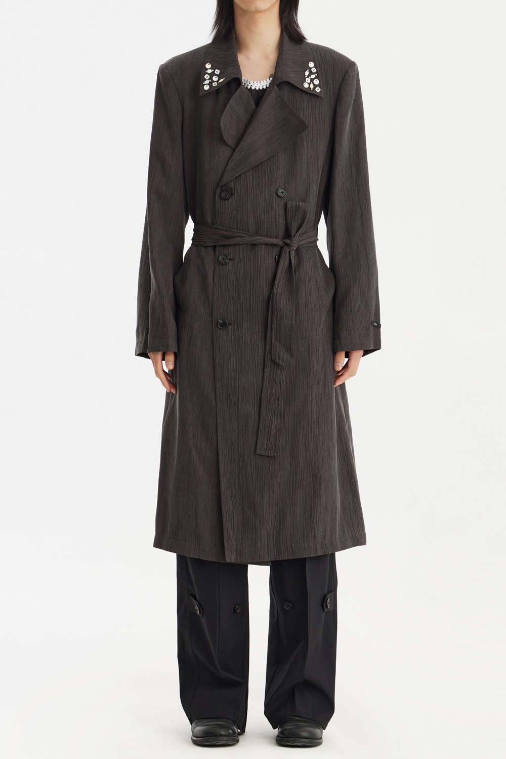 Lounge Trench-Charcoal