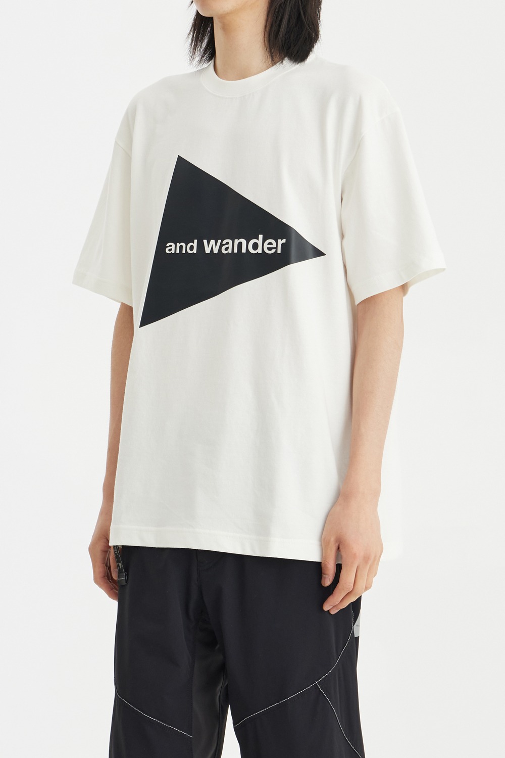 And Wander Big Logo T-White