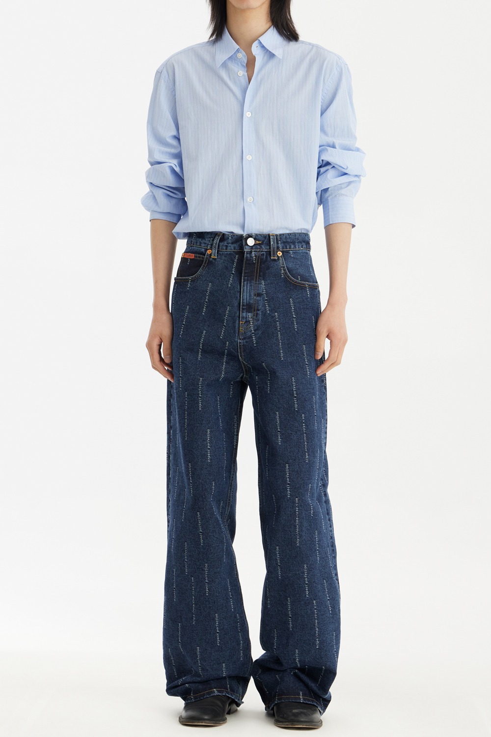 Wide Leg Jean-Mid Wash / Expect Perfection