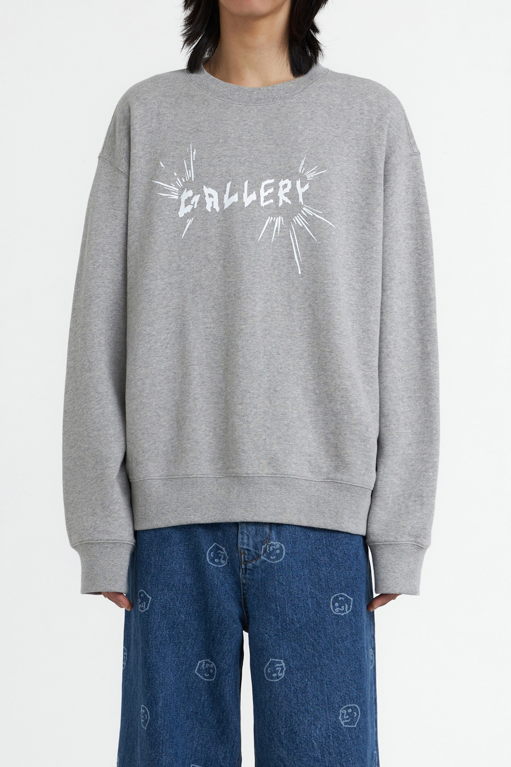 Gallery Bomb Graphic Sweatshirt - Grey