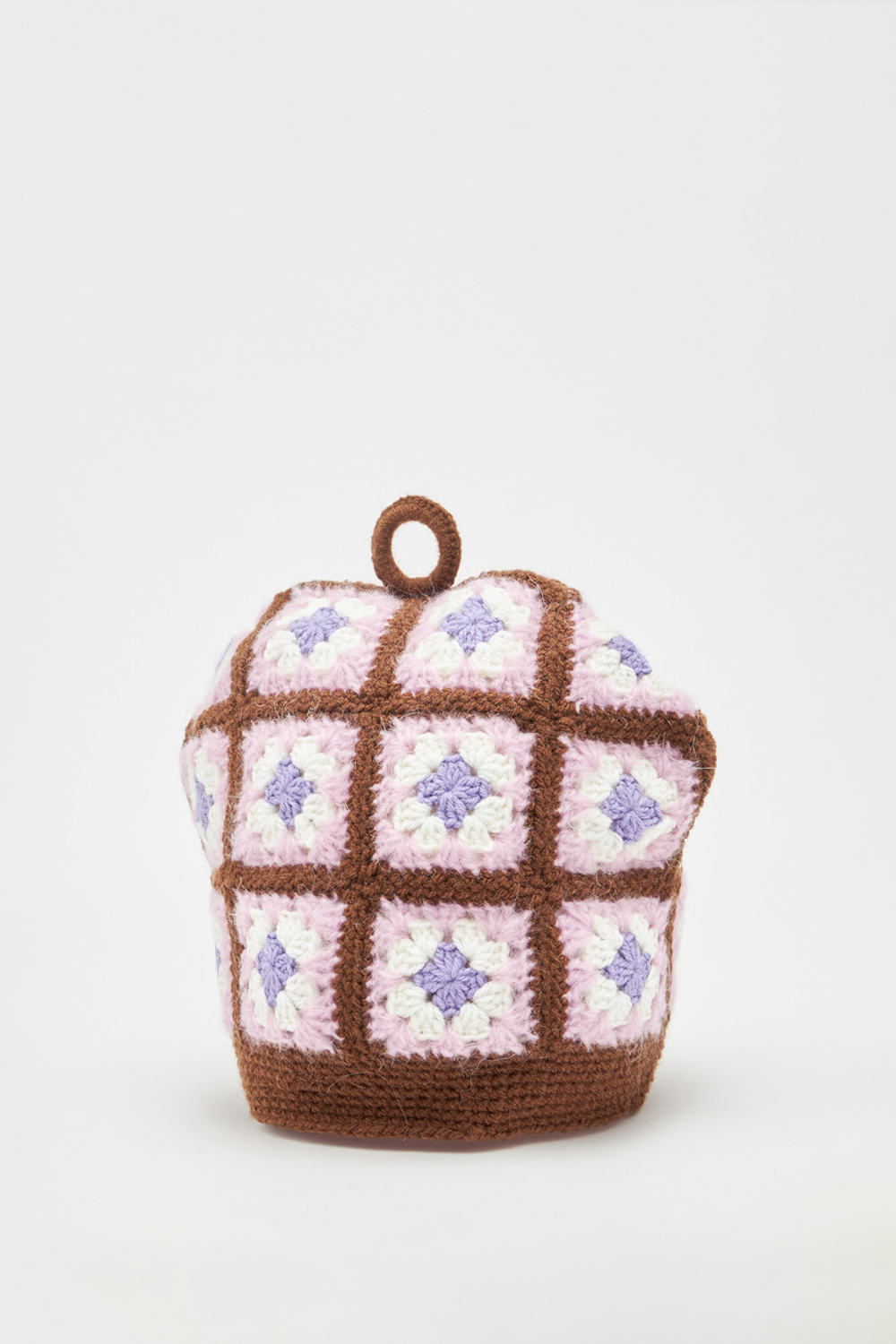 Crochet Beanie - Brown