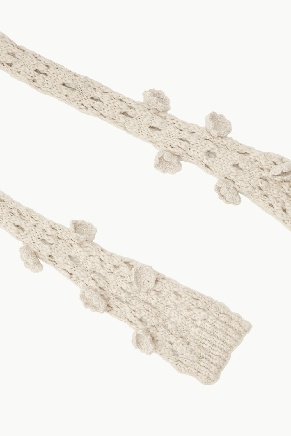 Crochet Petit Muffler - Beige