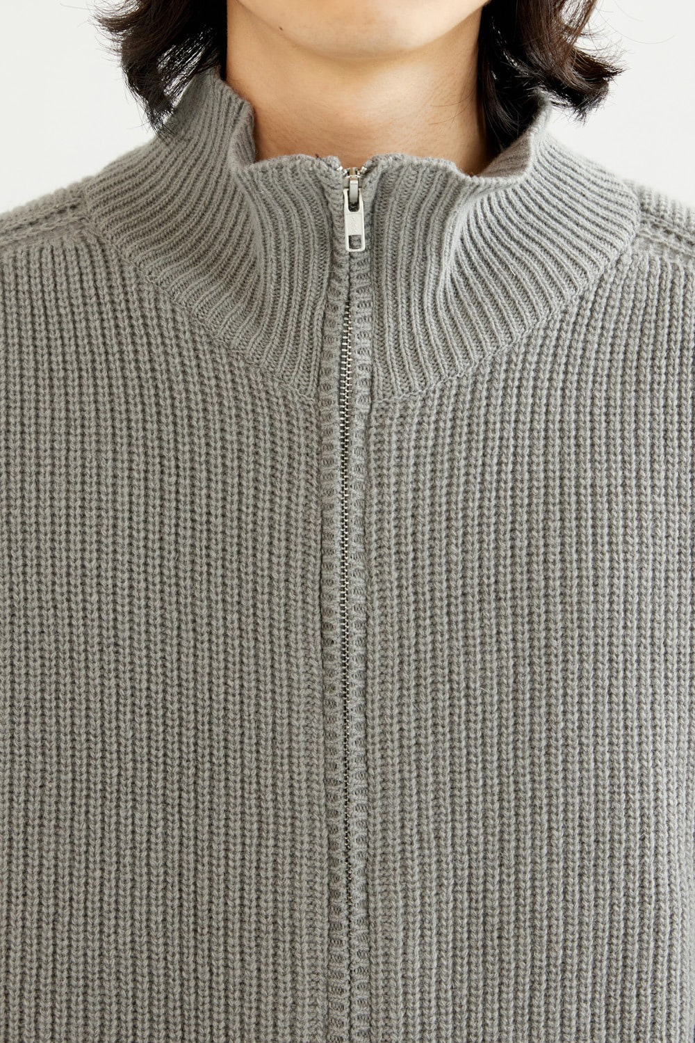 Full Zip Cardigan V2 - Grey