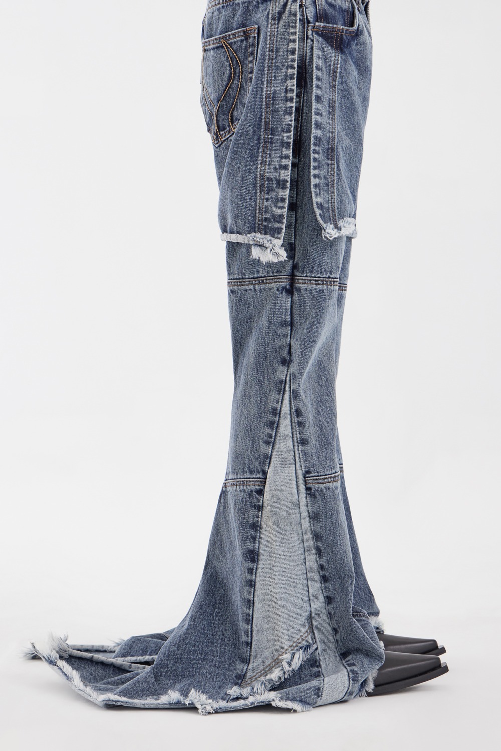 Morgana Jeans - Blue Marble Wash