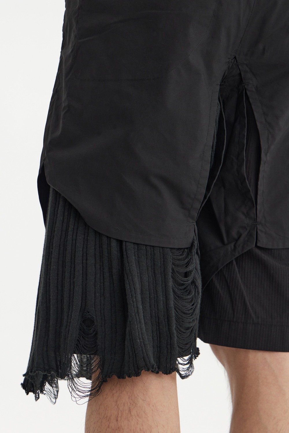 Triple Layered Shorts-Black
