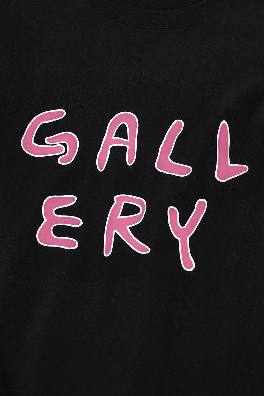 Gallery Stroke Logo T-Shirt-Black