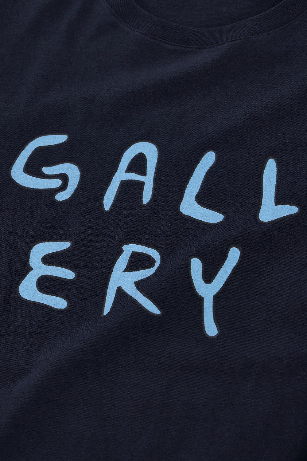 Gallery Stroke Logo T-Shirt-Navy