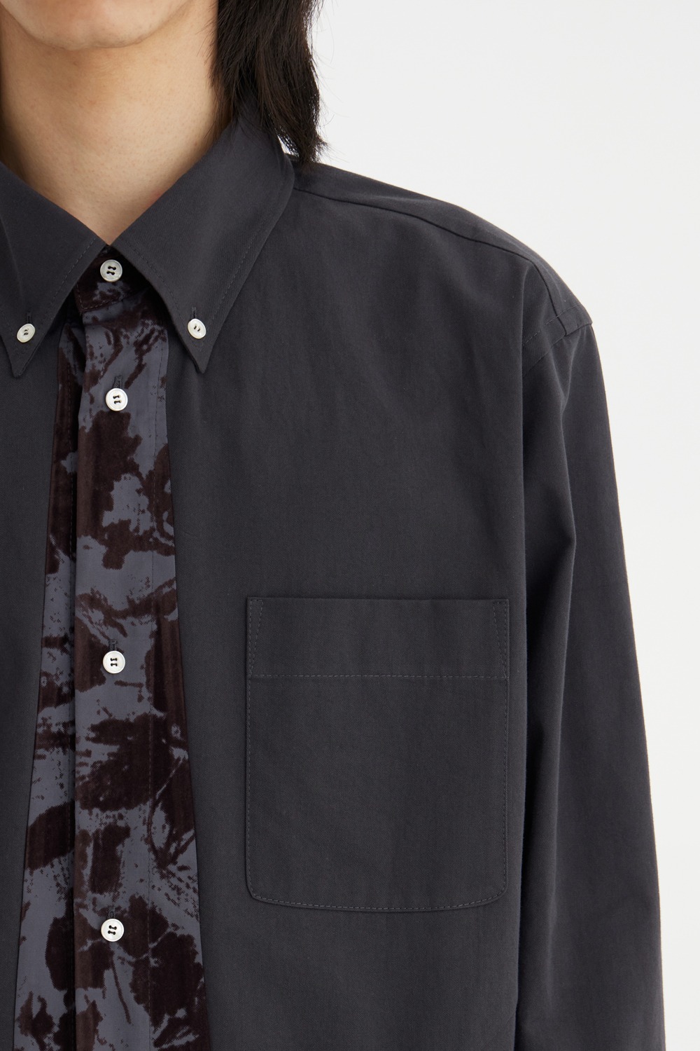 132 Shirt-1. Dark Gray 2. Navy / Burgundy