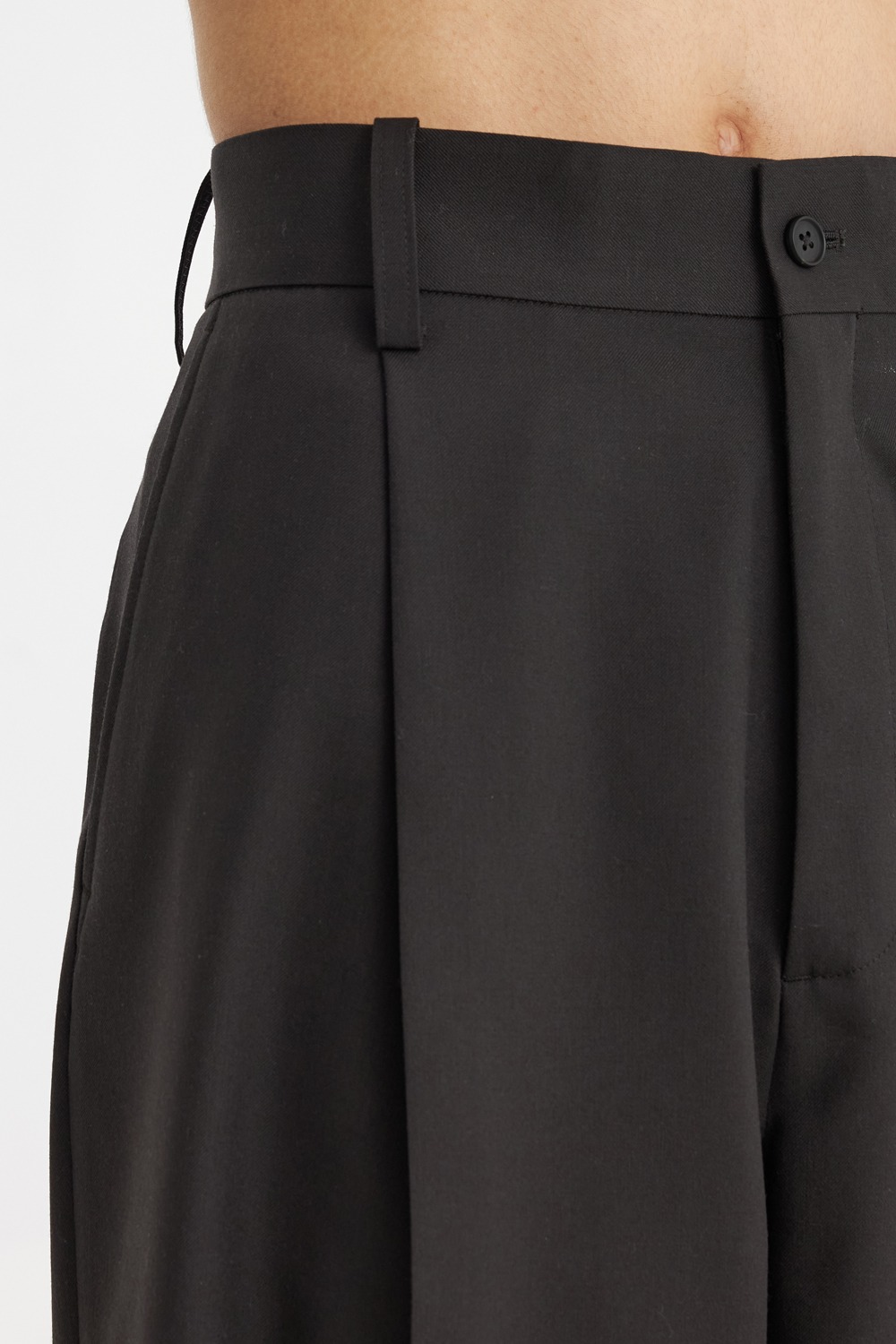 Extra Wide Trousers-Dark Charcoal